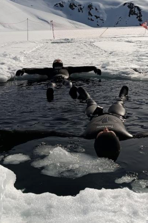 Service conciergerie de ice floating à La Clusaz avec LLA Selections Annecy